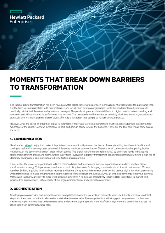 Moments That Break Down Barriers to Transformation thumbnail