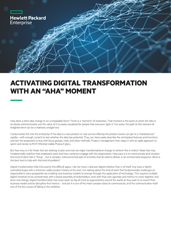 Activating Digital Transformation with an “aha” Moment thumbnail