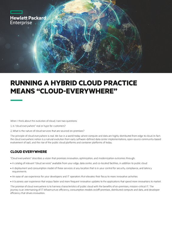 Running a Hybrid Cloud Practice Means “Cloud-Everywhere” thumbnail