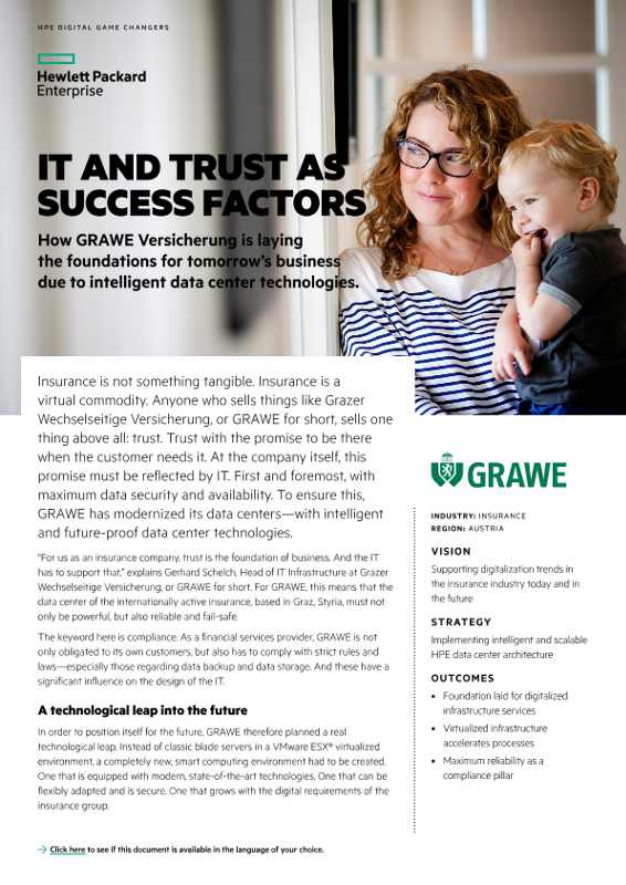 IT and trust as success factors – GRAWE case study thumbnail