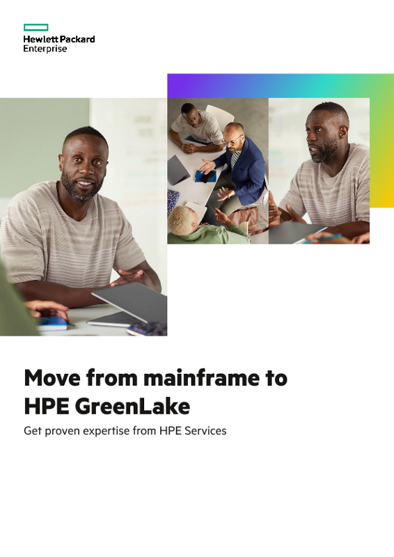 Move from Mainframe to HPE GreenLake brochure thumbnail