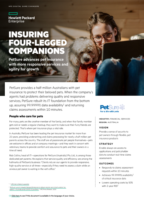 Insuring four-legged companions – PetSure case study