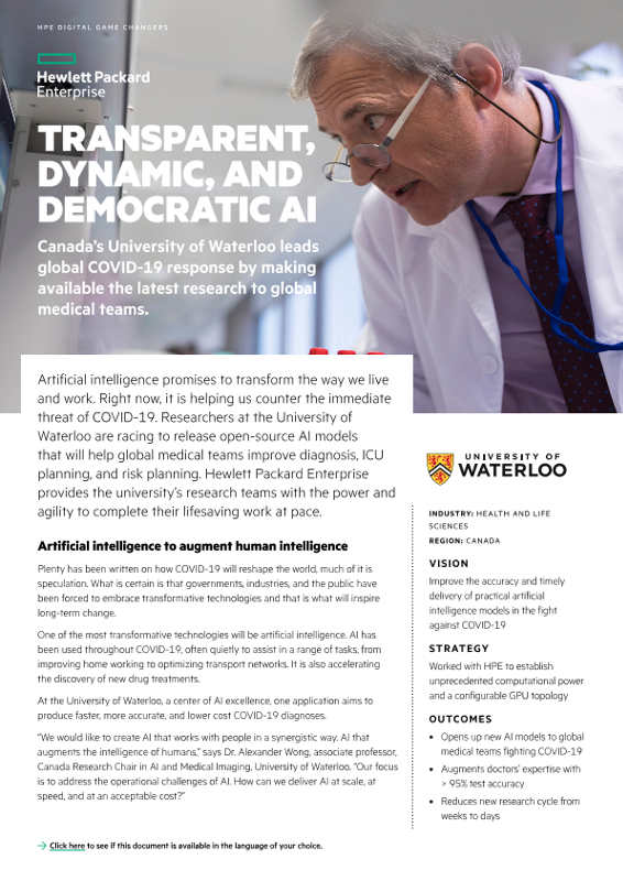 Transparent, dynamic, and democratic AI – University of Waterloo case study thumbnail