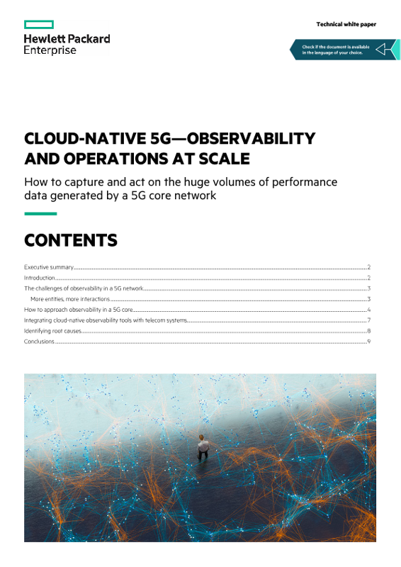 Cloud-native 5G – Observability and Operations at Scale technical white paper thumbnail