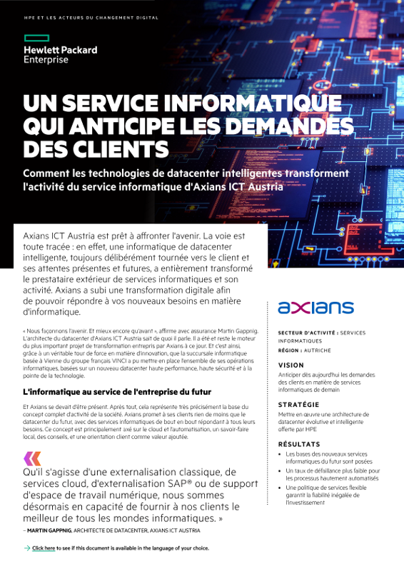 Un service informatique qui anticipe les demandes des clients – Étude de cas Axians ICT Austria thumbnail