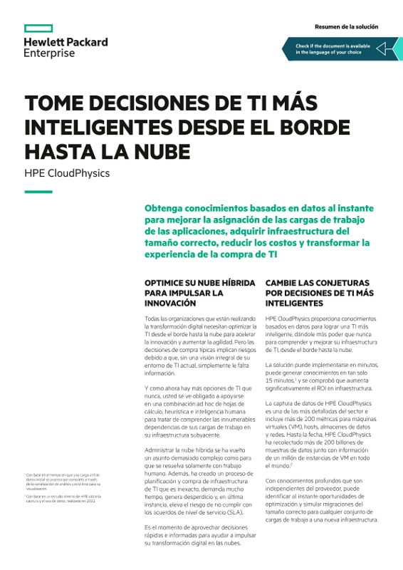 Tome decisiones de TI más inteligentes desde el borde hasta la nube - Resumen de la solución thumbnail
