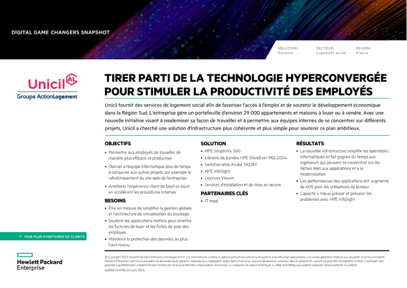Tirer parti de la technologie hyperconvergée pour stimuler la productivité des employés success summary thumbnail