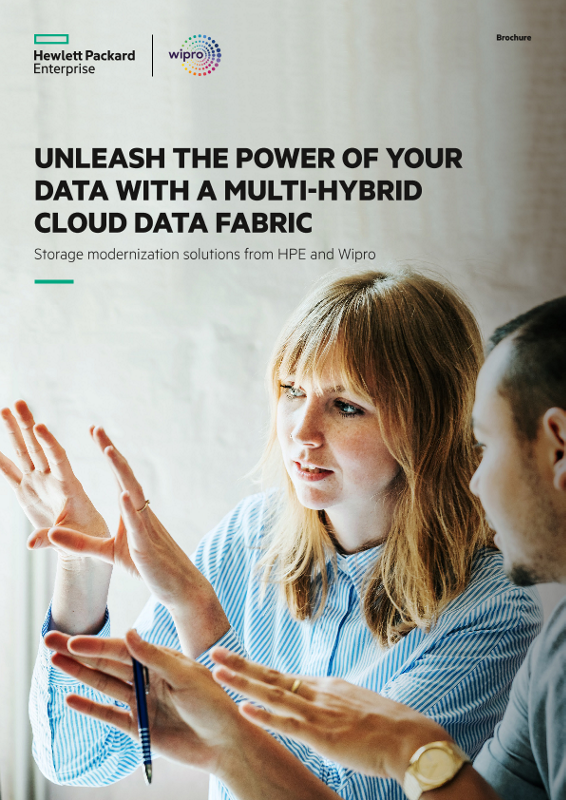 Unleash the power of your data with a Multi-Hybrid cloud data fabric brochure thumbnail