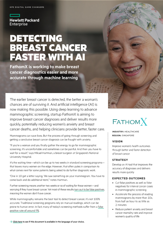 Detecting breast cancer faster with AI – FathomX case study thumbnail