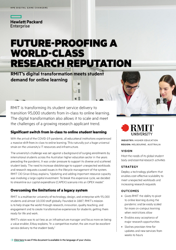 Future-proofing a world-class research reputation – RMIT University case study thumbnail