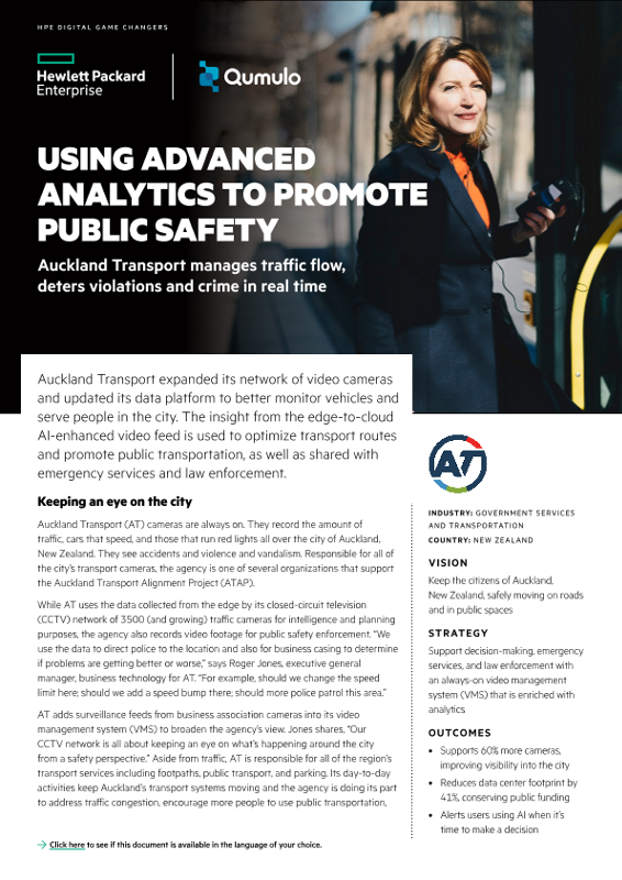 Using advanced analytics to promote public safety – Auckland Transport case study thumbnail