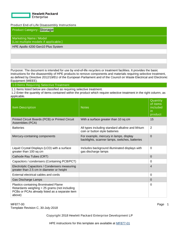 HPE Apollo 4200 Gen10 Plus System thumbnail