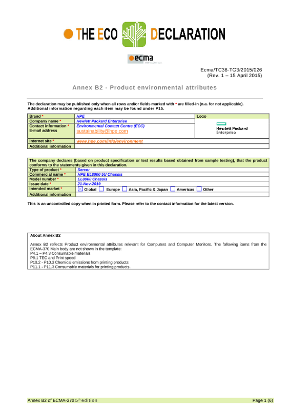 HPE EL8000 5U Chassis thumbnail