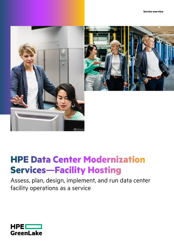 HPE Data Center Facility Hosting service overview