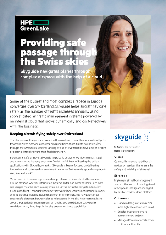 Providing safe passage through the Swiss skies – Skyguide thumbnail