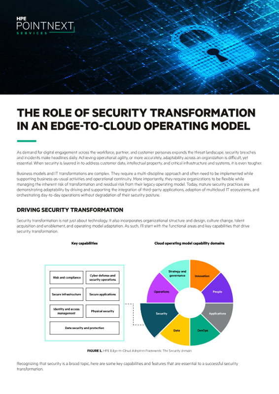 The role of security transformation in an edge-to-cloud operating model thumbnail