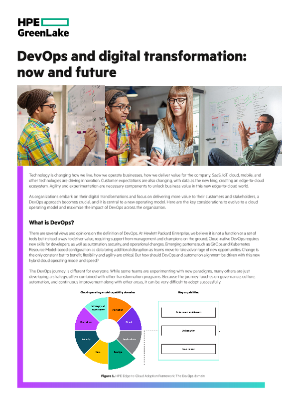 DevOps and digital transformation – now and future thumbnail