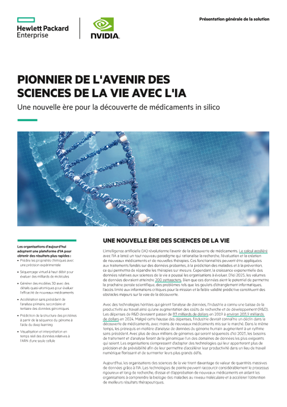 Pionnier de l’avenir des sciences de la vie avec l’IA présentation générale de la solution thumbnail