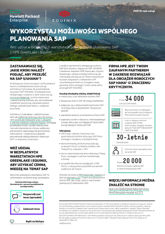 Wykorzystaj możliwości wspólnego planowania SAP — krótki opis usługi thumbnail