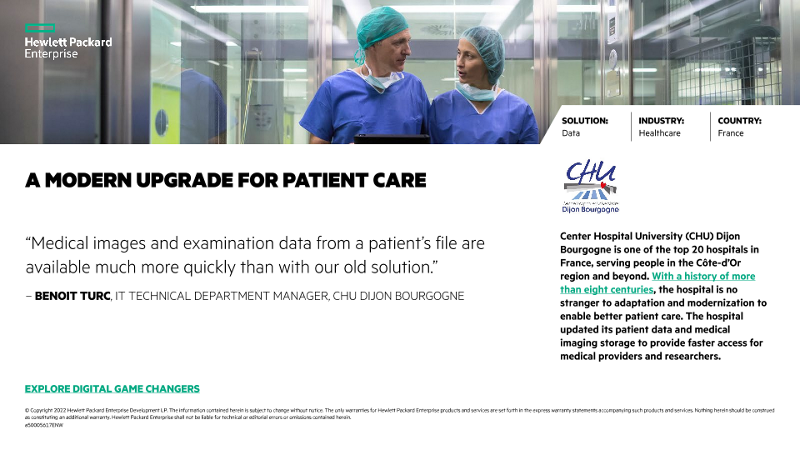 A modern upgrade for patient care – CHU Dijon Bourgogne companion slide thumbnail