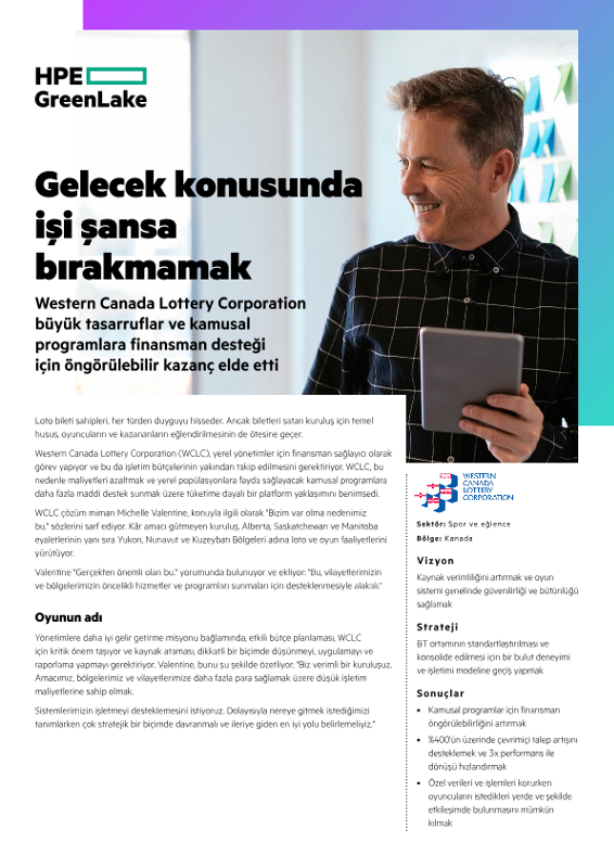 Gelecek konusunda işi şansa bırakmamak – Western Canada Lottery Corporation (WCLC) vaka çalışması thumbnail