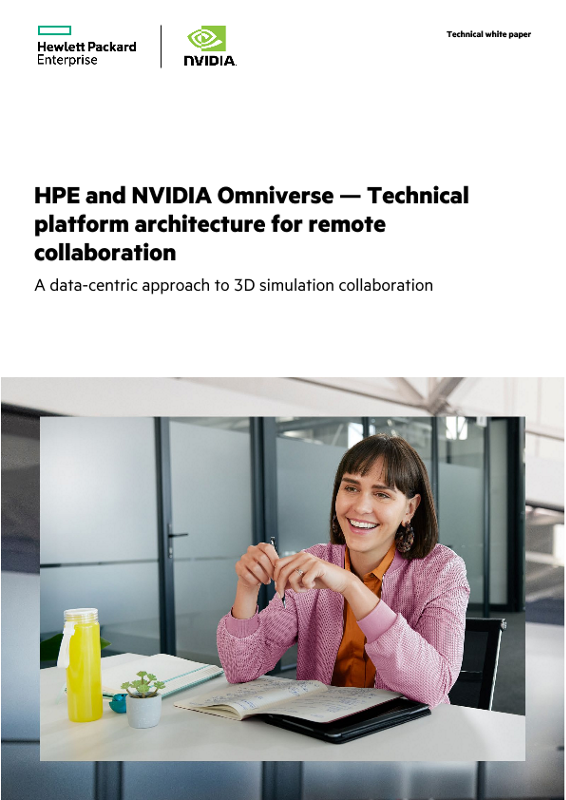 HPE and NVIDIA Omniverse – Technical platform architecture for remote collaboration technical white paper thumbnail