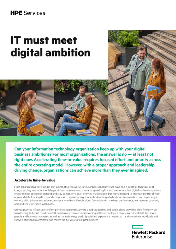 IT must meet digital ambition thumbnail