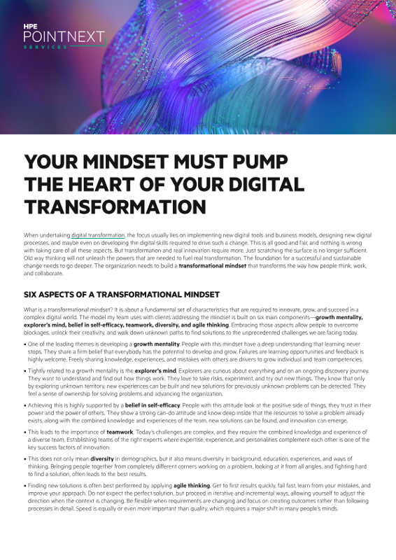 Your Mindset Must Pump the Heart of Your Digital Transformation thumbnail