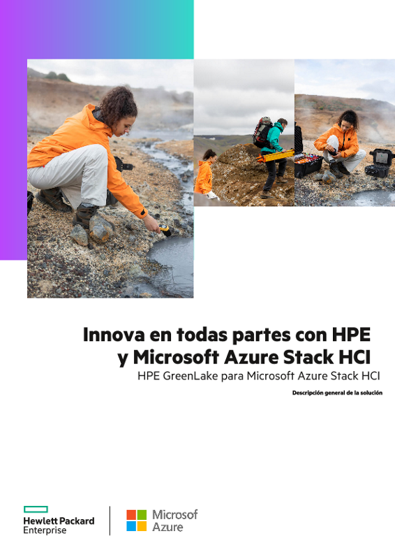 Innova en todas partes con HPE y Microsoft Azure Stack HCI thumbnail