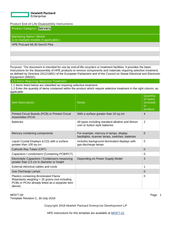 HPE ProLiant ML30 Gen10 Plus thumbnail