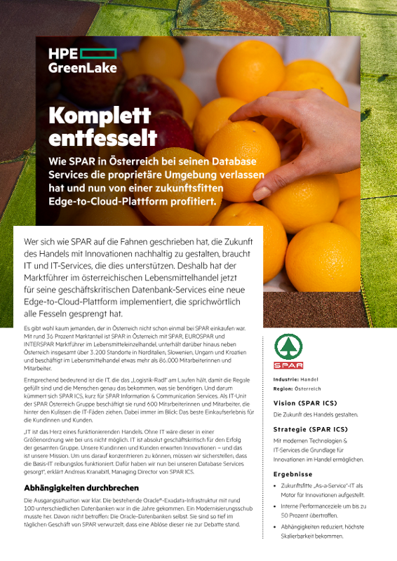 Komplett entfesselt – SPAR thumbnail