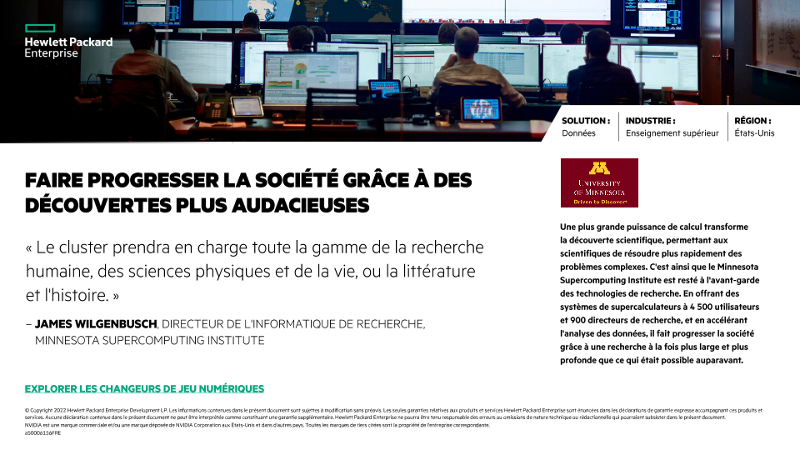 Faire progresser la société grâce à des découvertes plus audacieuses – Minnesota Supercomputing Institute companion slide thumbnail