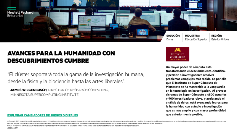Avances para la Humanidad con Descubrimientos cumbre – Minnesota Supercomputing Institute companion slide thumbnail
