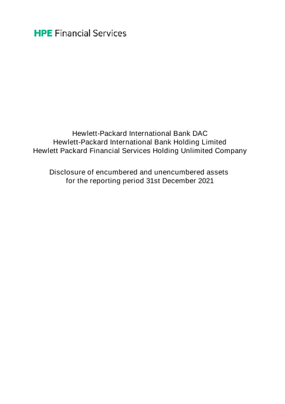 HPIB HPFSH Asset Encumbrance FY21 thumbnail