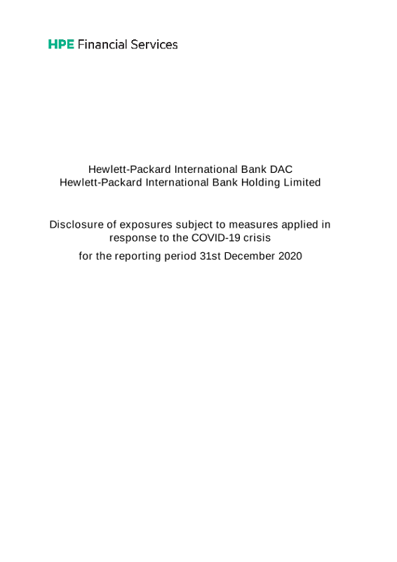 HPIB HPIBHL Covid-19 Disclosures FY20 thumbnail