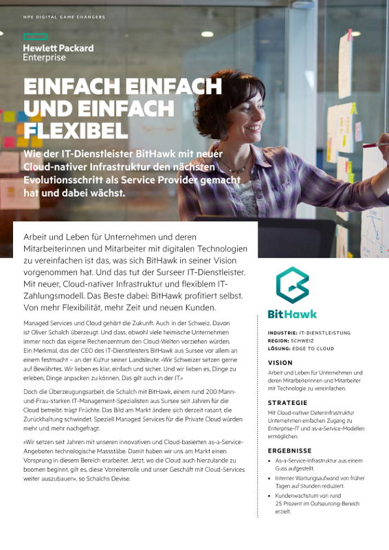 Einfach einfach und einfach flexibel – BitHawk case study thumbnail