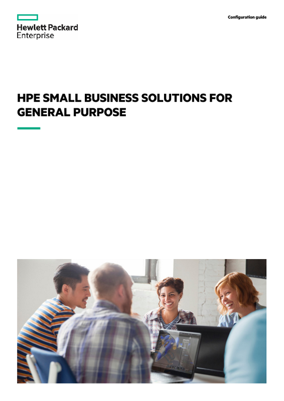 HPE Small Business Solutions for General Purpose configuration guide thumbnail