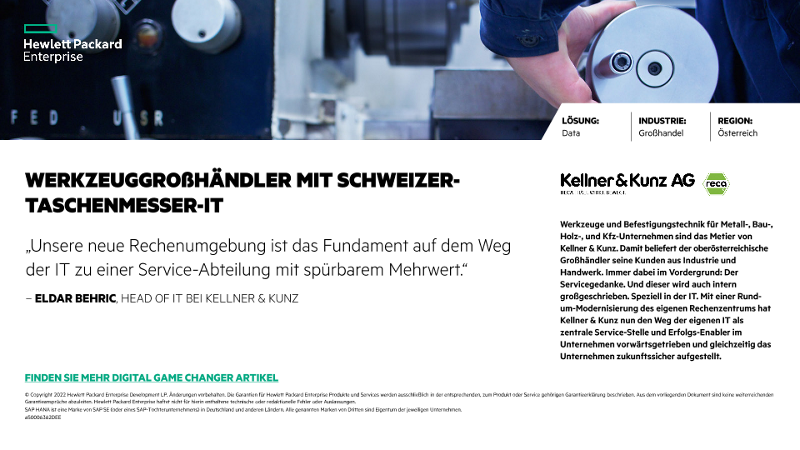 Werkzeuggroßhändler mit Schweizer-Taschenmesser-IT – companion slide thumbnail