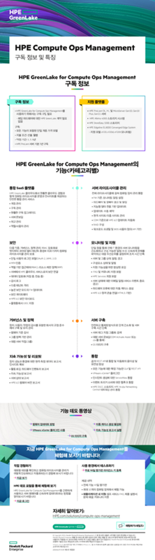 HPE GreenLake for Compute Ops Management - 구독 정보 및 특징 thumbnail