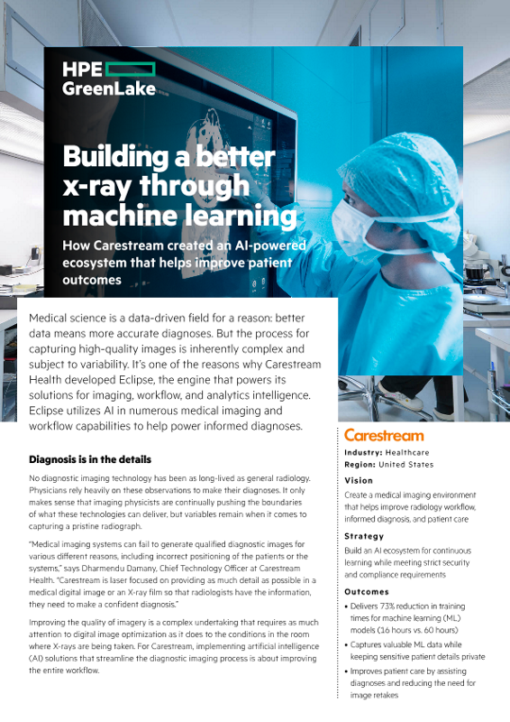 Building a better X-ray through machine learning – Carestream Health thumbnail