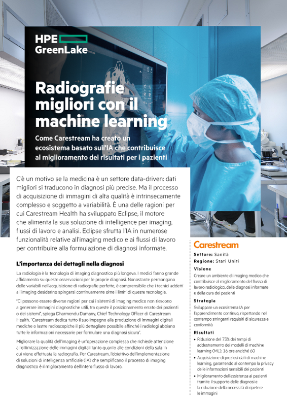 Radiografie migliori con il machine learning - Carestream Health thumbnail