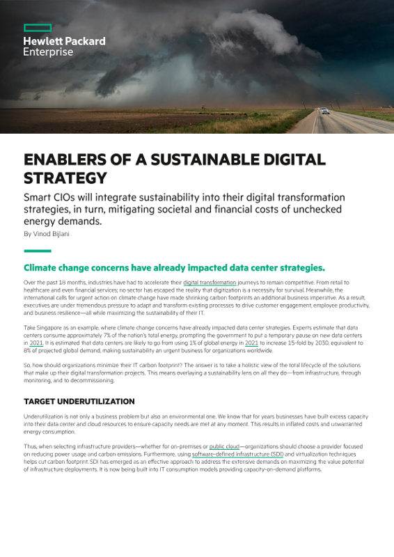 Enablers of a sustainable digital strategy thumbnail