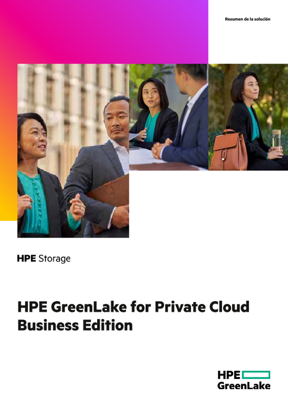 HPE GreenLake for Private Cloud Business Edition