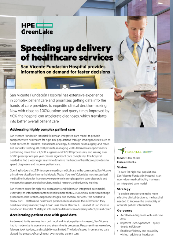 Speeding up delivery of healthcare services–San Vicente Fundación Hospital case study thumbnail