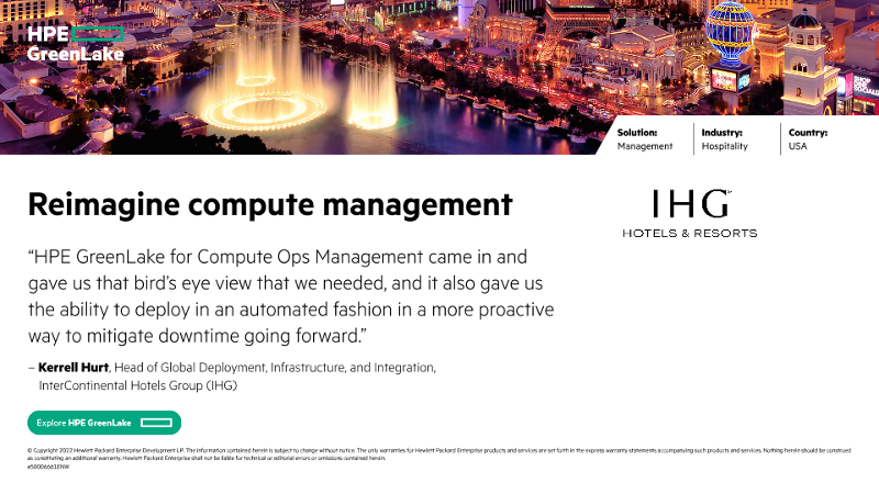 Reimagine compute management – InterContinental Hotels Group (IHG) companion slide thumbnail