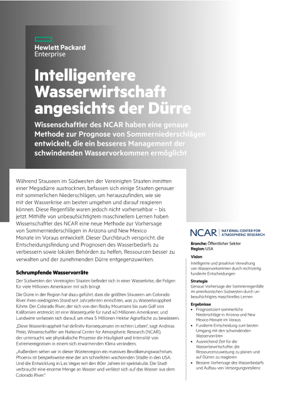 Intelligentere Wasserwirtschaft angesichts der Dürre – National Center for Atmospheric Research thumbnail