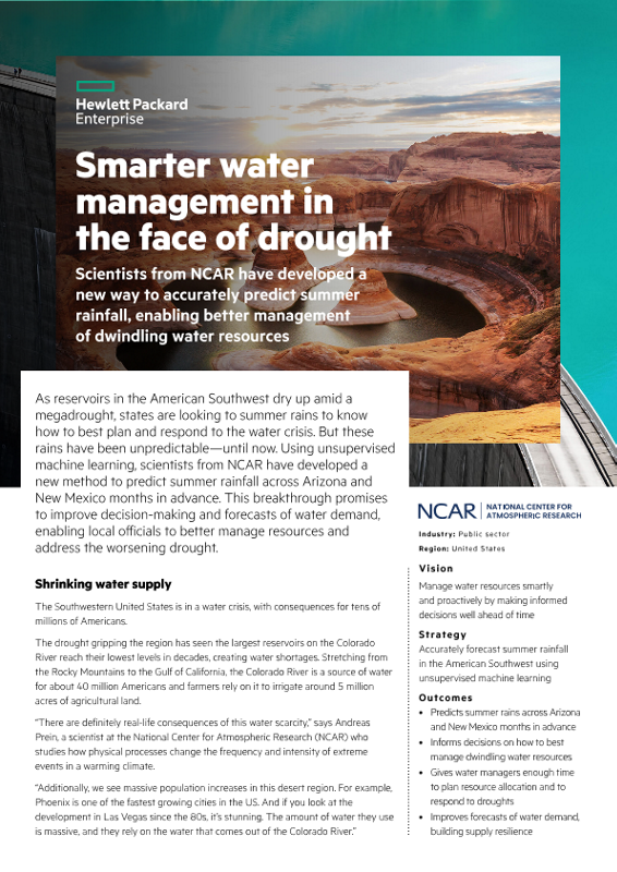 Smarter water management in the face of drought – National Center for Atmospheric Research thumbnail