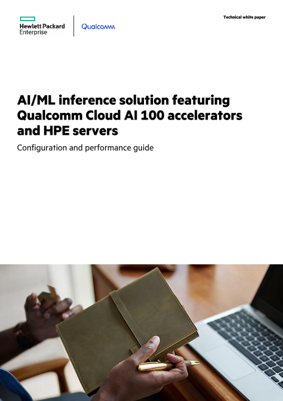 AI/ML inference solution featuring Qualcomm Cloud AI 100 accelerators and HPE servers thumbnail