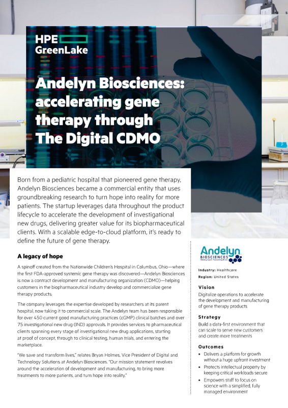 Andelyn Biosciences: accelerating gene therapy through The Digital CDMO thumbnail