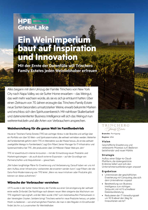 Ein Weinimperium baut auf Inspiration und Innovation – Trinchero Family Estates thumbnail